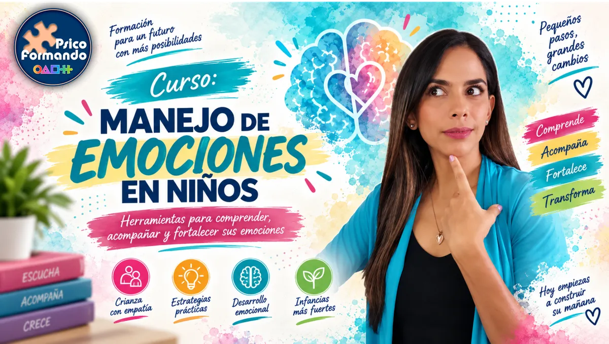 Portada del curso Manejo de emociones en niños