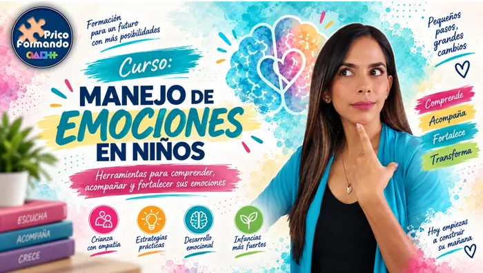 Portada del curso Manejo de emociones en niños