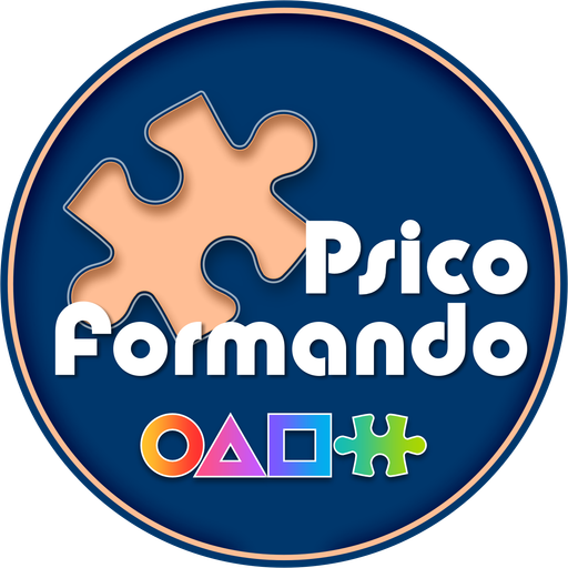 Logo de PsicoFormando: una pieza de rompecabezas sobre un círculo azul